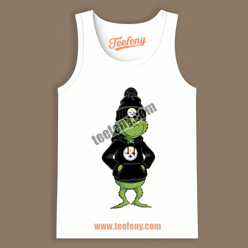 Grinch Wearing Pittsburgh STanktoplers Hoodie Sports Fan Shirt Grinch Wearing Pittsburgh STanktoplers Hoodie Sports Fan Shirt