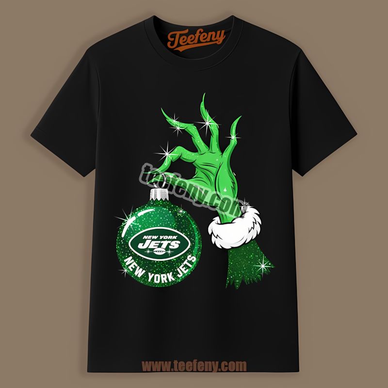Grinch With New York Giants Ornament Trendy Shirt