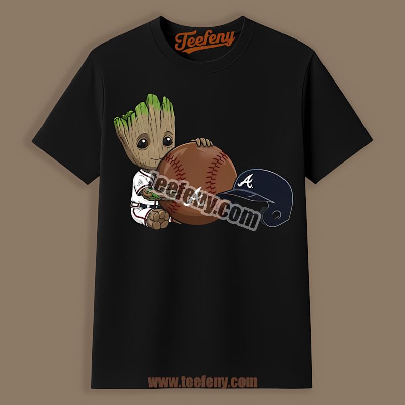 Groot Baseball Atlanta Braves Cool Shirt