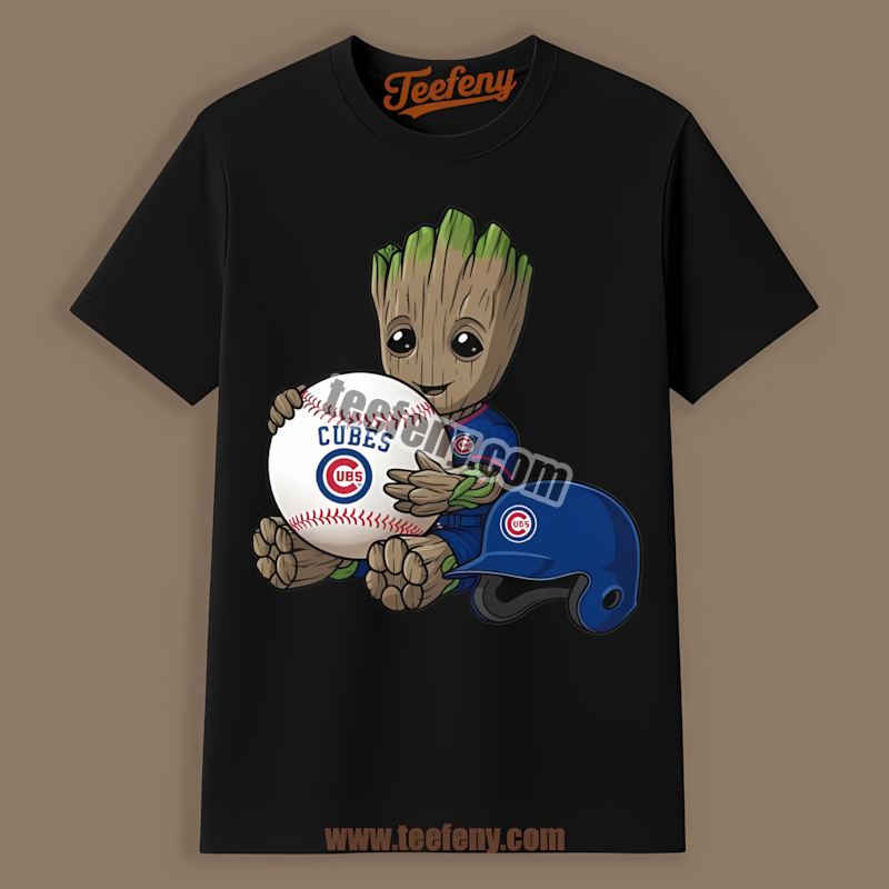 Groot Baseball Chicago Cubs Regular Shirt