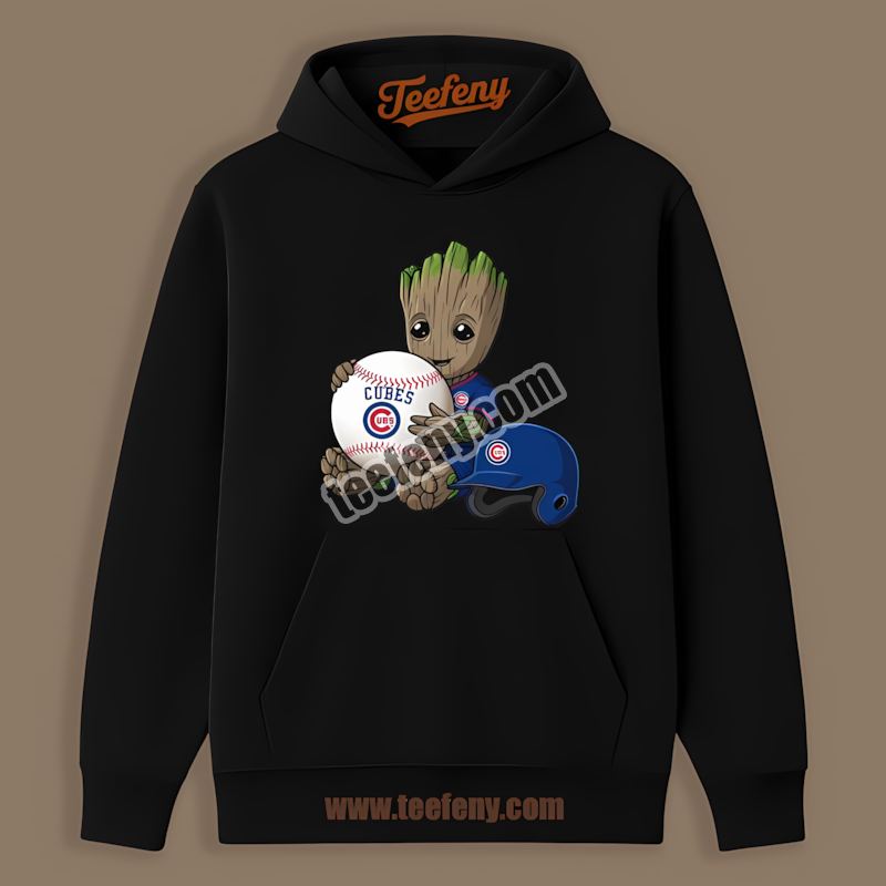 Groot Baseball Chicago Cubs Regular Hoodie Groot Baseball Chicago Cubs Regular Hoodie
