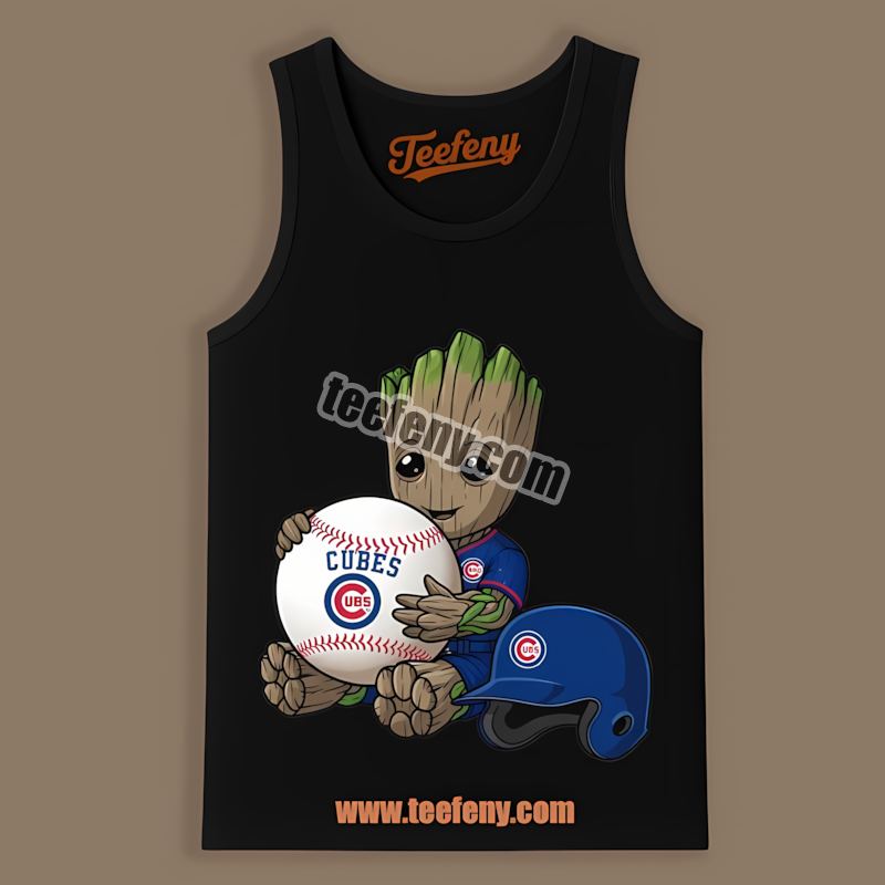 Groot Baseball Chicago Cubs Regular Tanktop Groot Baseball Chicago Cubs Regular Tanktop