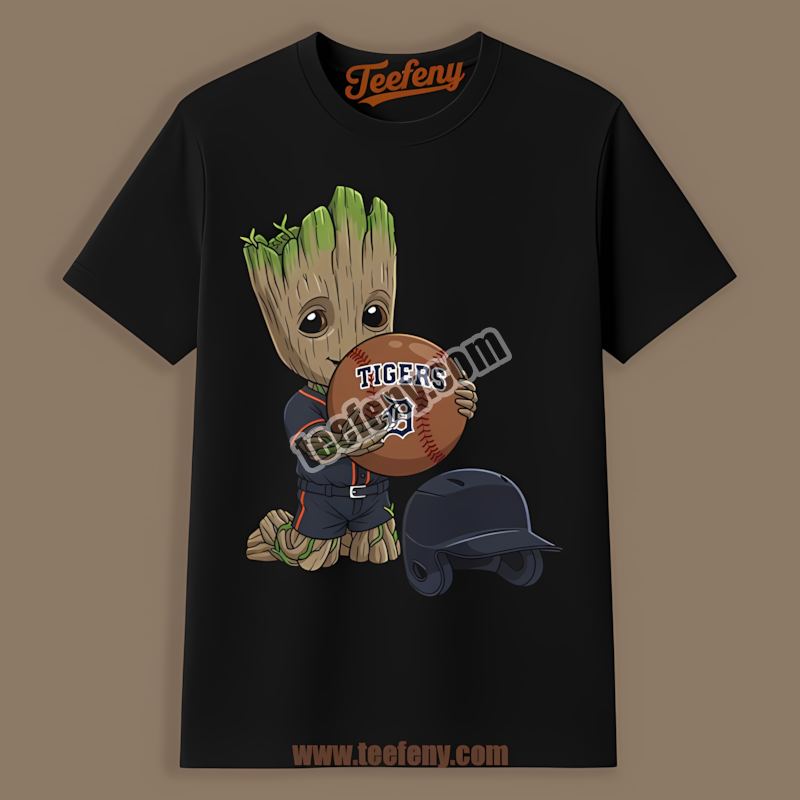 Groot Baseball Detroit Tigers Classic Shirt