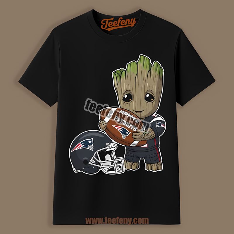 Groot Football New England Patriots Graphic Shirt