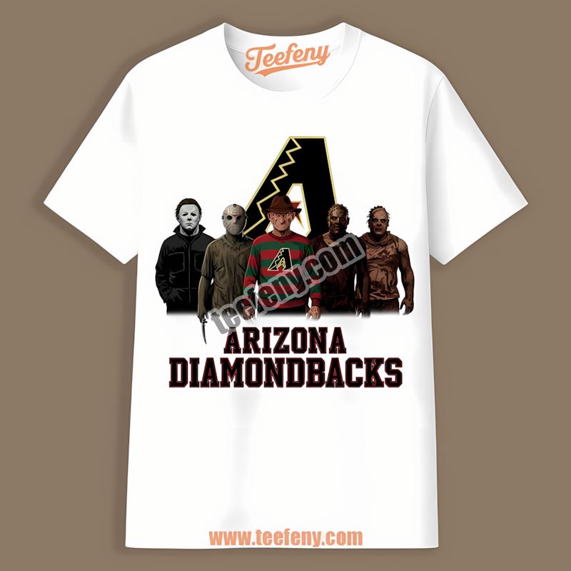 Halloween Horror Killers Arizona Diamondbacks Shirt