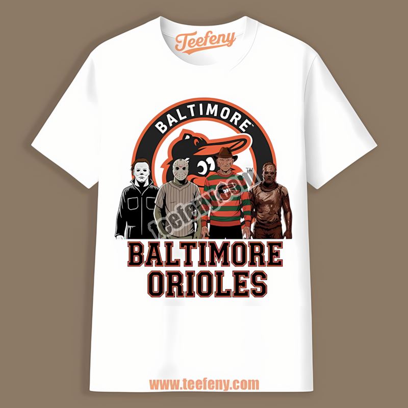 Halloween Horror Killers Baltimore Orioles Summer Shirt