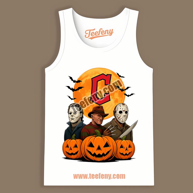 Halloween Jason Myers Krueger Cleveland Guardians Cotton Tanktop Halloween Jason Myers Krueger Cleveland Guardians Cotton Tanktop