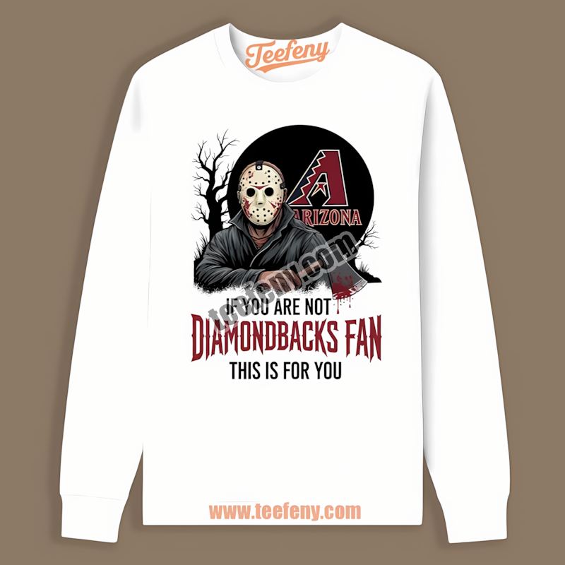 Halloween Jason Voorhees Arizona Diamondbacks Classic Long Sleeve Halloween Jason Voorhees Arizona Diamondbacks Classic Long Sleeve
