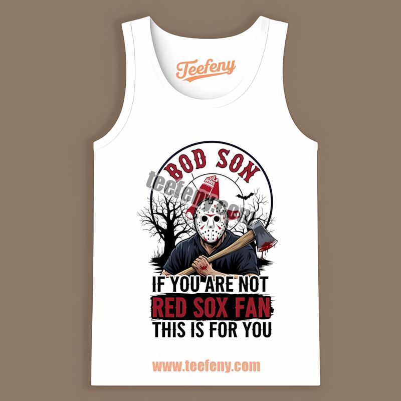 Halloween Jason Voorhees Boston Red Sox Home Run Tanktop Halloween Jason Voorhees Boston Red Sox Home Run Tanktop