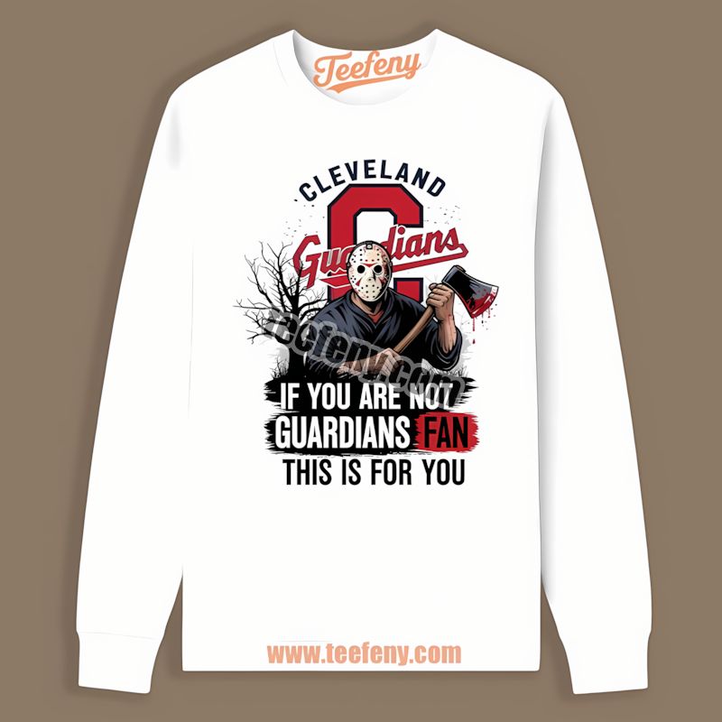 Halloween Jason Voorhees Cleveland Guardians Sports Long Sleeve Halloween Jason Voorhees Cleveland Guardians Sports Long Sleeve