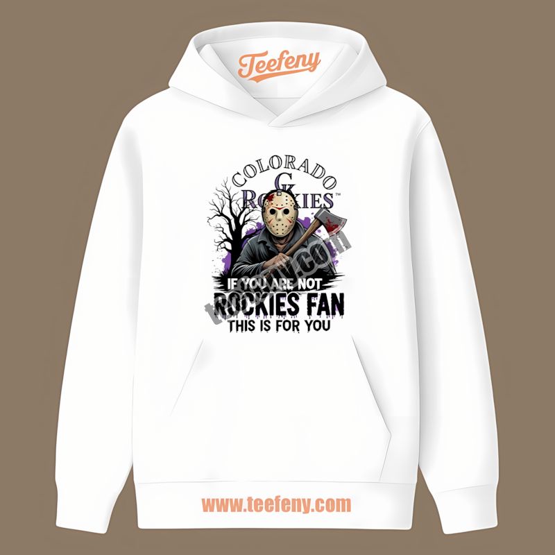 Halloween Jason Voorhees Colorado Rockies Sports Hoodie Halloween Jason Voorhees Colorado Rockies Sports Hoodie