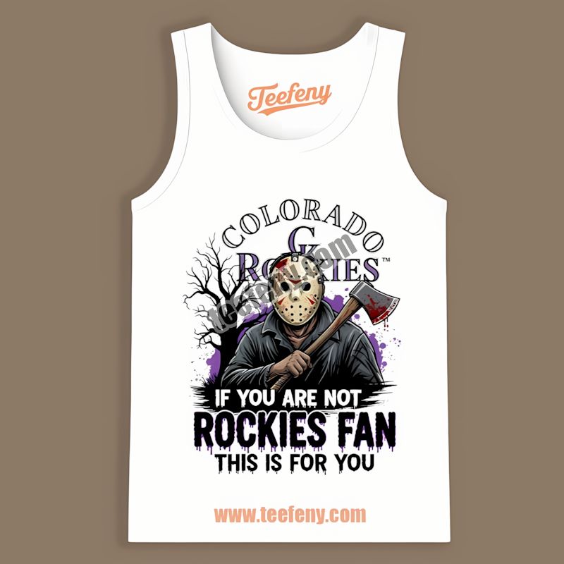 Halloween Jason Voorhees Colorado Rockies Sports Tanktop Halloween Jason Voorhees Colorado Rockies Sports Tanktop