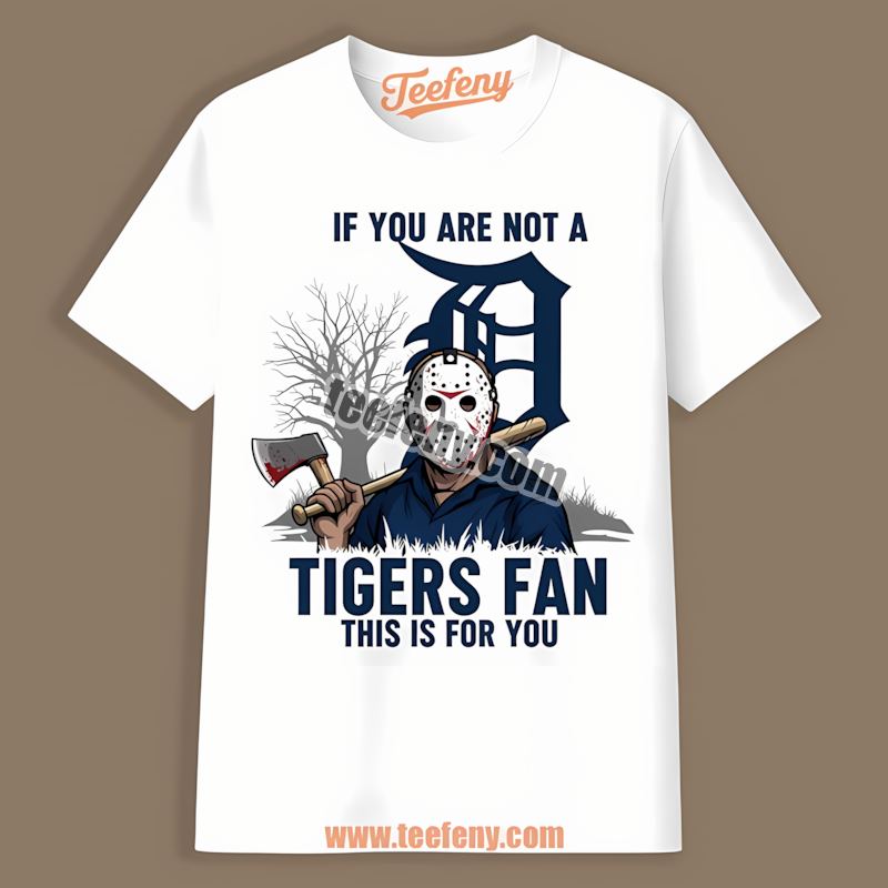 Halloween Jason Voorhees Detroit Tigers Color Shirt