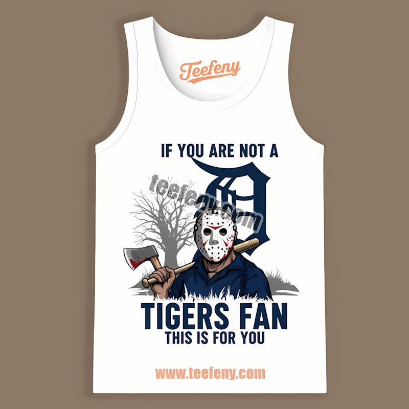 Halloween Jason Voorhees Detroit Tigers Color Tanktop Halloween Jason Voorhees Detroit Tigers Color Tanktop
