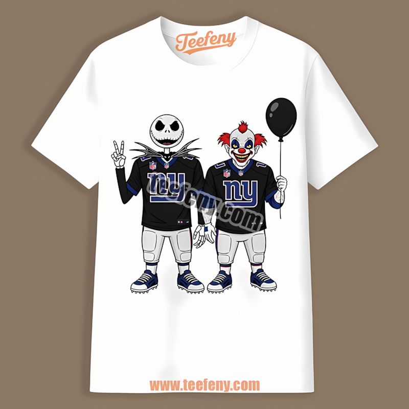 Halloween New York Giants Jack Skellington Pennywise Trendy Shirt