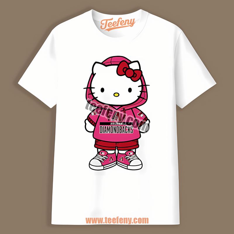 Hello Kitty Arizona Diamondbacks Sports Shirt