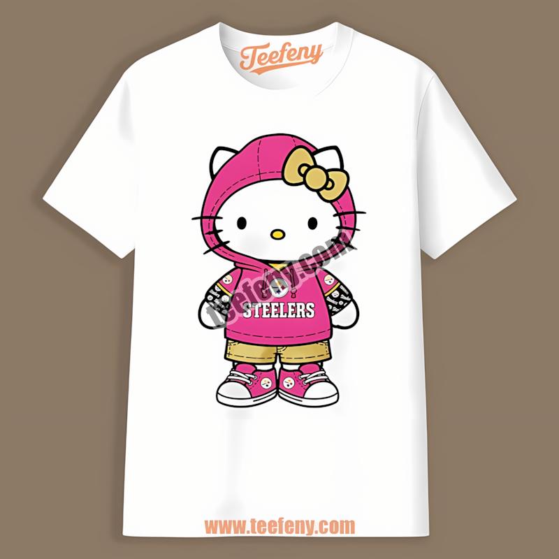 Hello Kitty Fan Of Pittsburgh Steelers Shirt