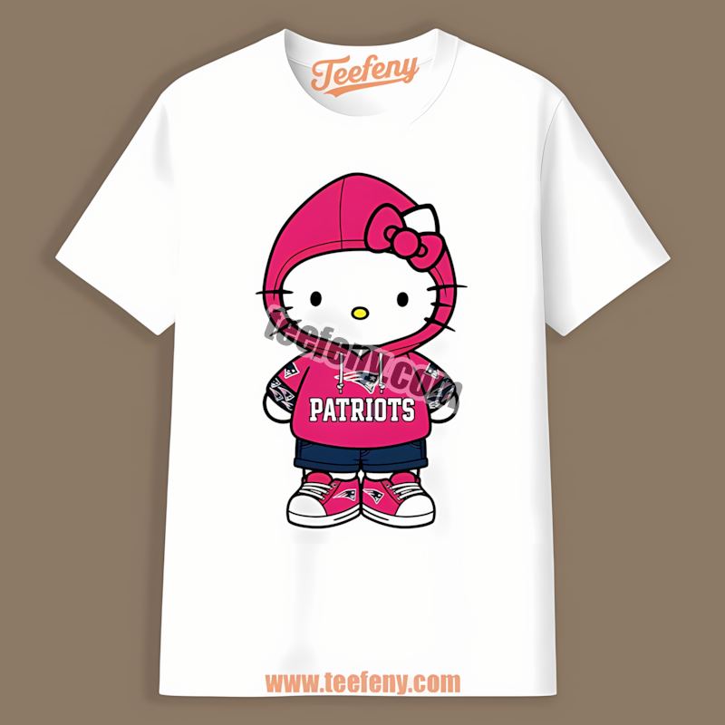 Hello Kitty New England Patriots Sports Shirt