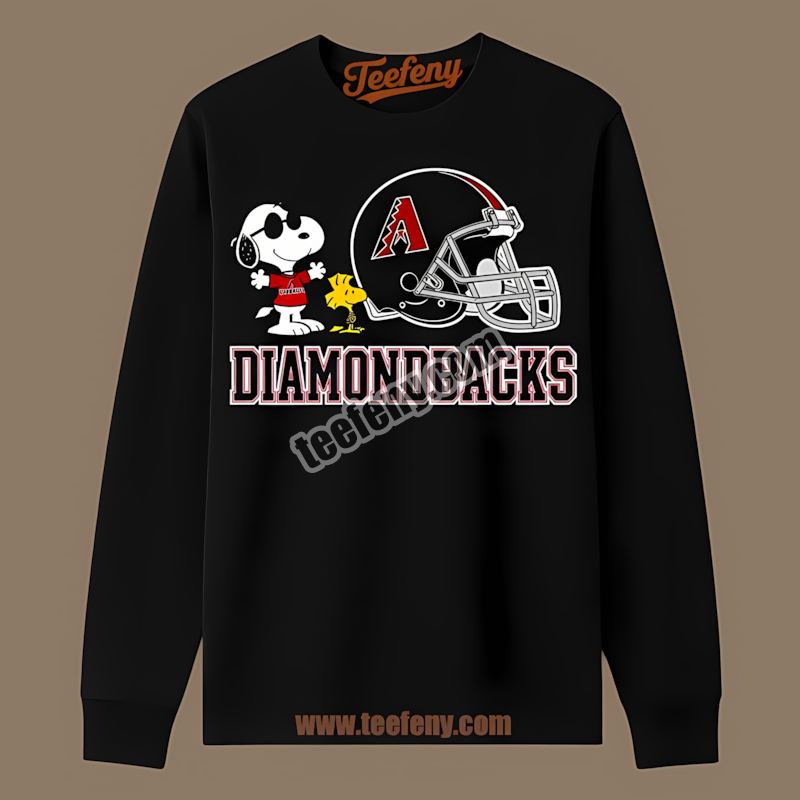 Helmet Vs Snoopy Woodstock Arizona Diamondbacks Color Long Sleeve Helmet Vs Snoopy Woodstock Arizona Diamondbacks Color Long Sleeve