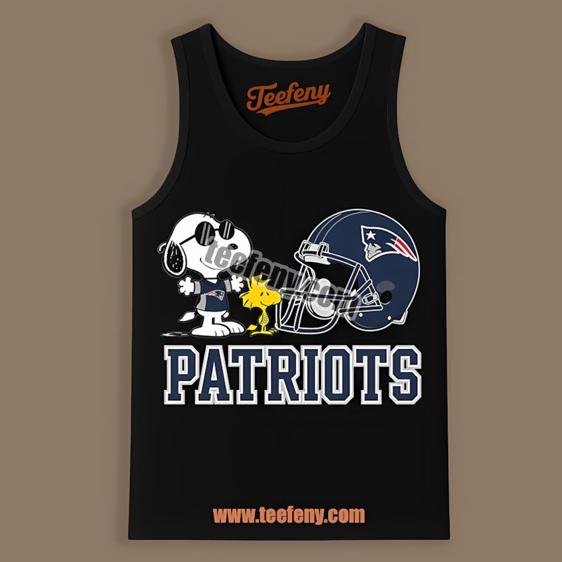 Helmet Vs Snoopy Woodstock New England Patriots Trendy Tanktop Helmet Vs Snoopy Woodstock New England Patriots Trendy Tanktop