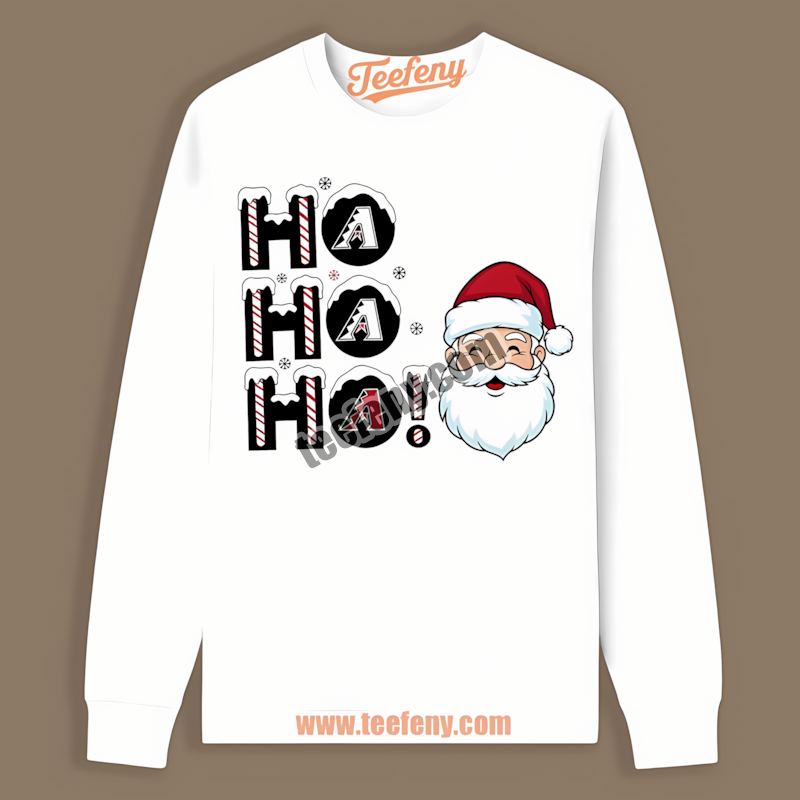 Ho Ho Ho Santa Arizona Diamondbacks Christmas Long Sleeve Ho Ho Ho Santa Arizona Diamondbacks Christmas Long Sleeve