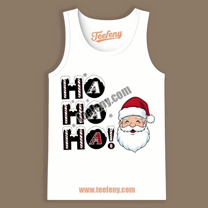 Ho Ho Ho Santa Arizona Diamondbacks Christmas Tanktop Ho Ho Ho Santa Arizona Diamondbacks Christmas Tanktop