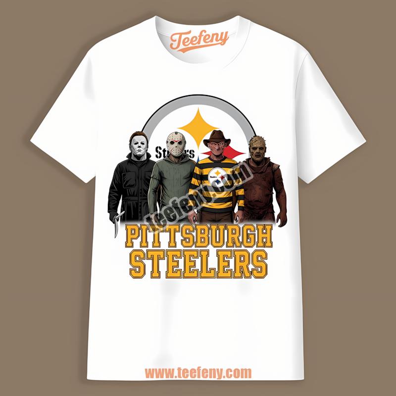 Horror Killers Join Pittsburgh Steelers Halloween Shirt