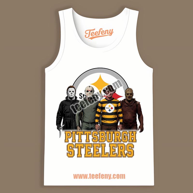 Horror Killers Join Pittsburgh STanktoplers Halloween Shirt Horror Killers Join Pittsburgh STanktoplers Halloween Shirt