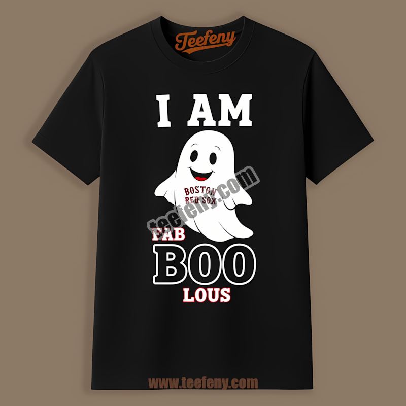 I Am Fab Boo Lous Boston Red Sox Ghost Home Run Shirt