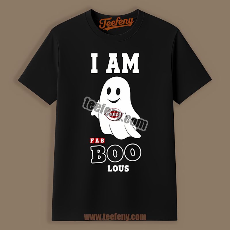 I Am Fab Boo Lous Cincinnati Reds Ghost Color Shirt