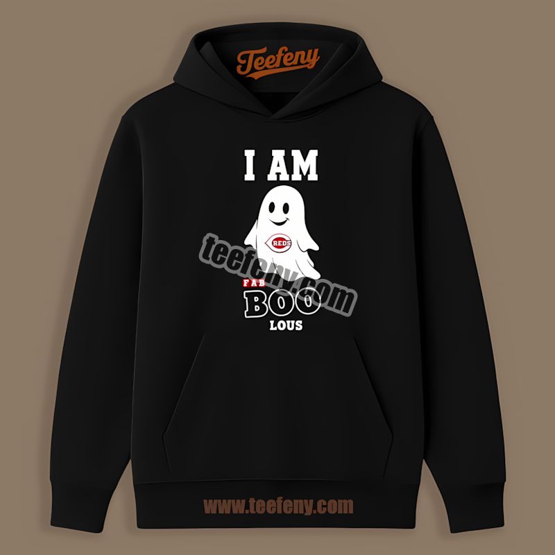 I Am Fab Boo Lous Cincinnati Reds Ghost Color Hoodie I Am Fab Boo Lous Cincinnati Reds Ghost Color Hoodie