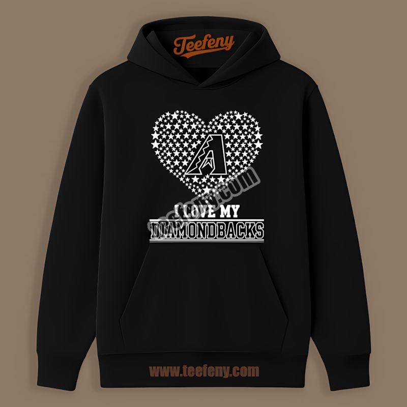 I Love My Diamondbacks Heart Arizona Diamondbacks Hoodie I Love My Diamondbacks Heart Arizona Diamondbacks Hoodie