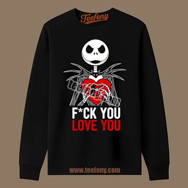 Jack Skellington Baltimore Orioles Heart Limited Edition Long Sleeve Jack Skellington Baltimore Orioles Heart Limited Edition Long Sleeve
