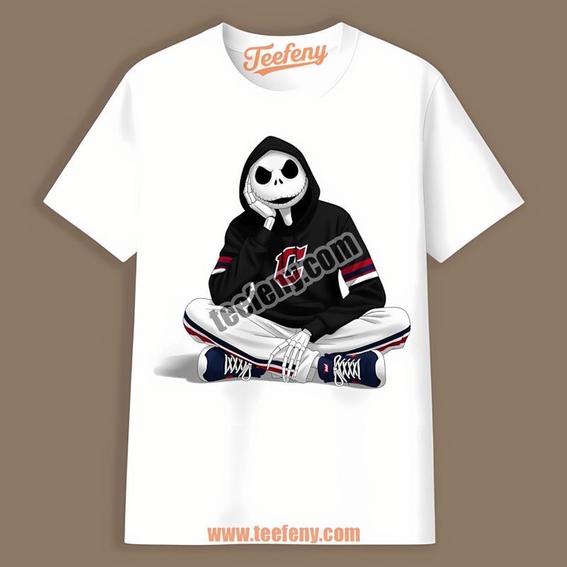 Jack Skellington Cleveland Guardians Hoodie Shirt Printing