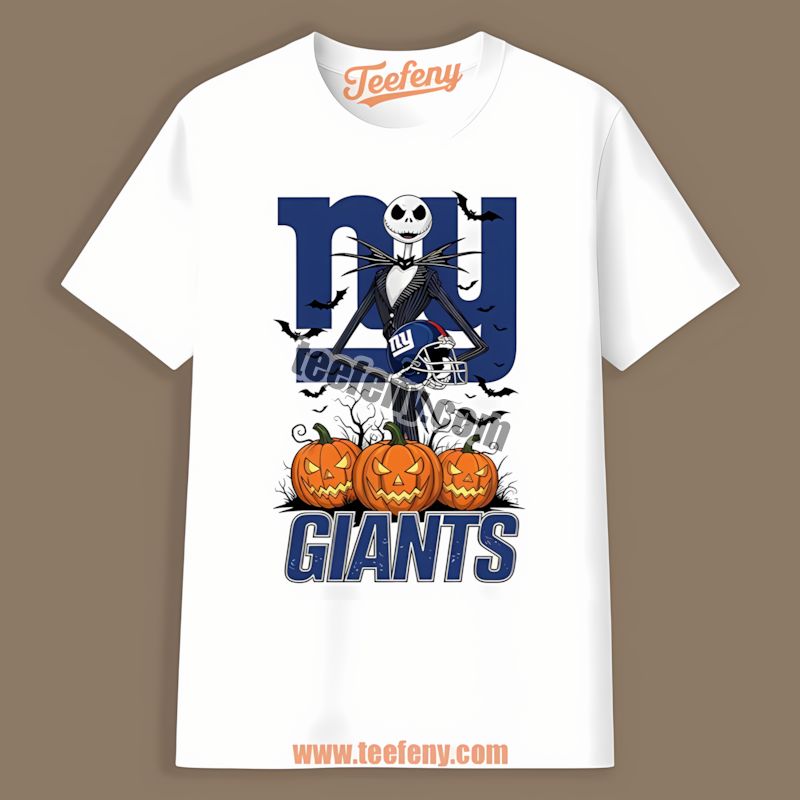 Jack Skellington New York Giants Halloween Pumpkin Trendy Shirt