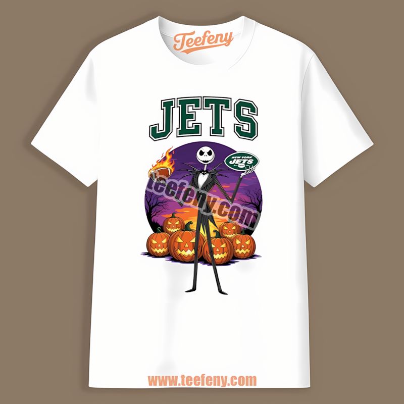 Jack Skellington New York Giants Throne Cotton Shirt