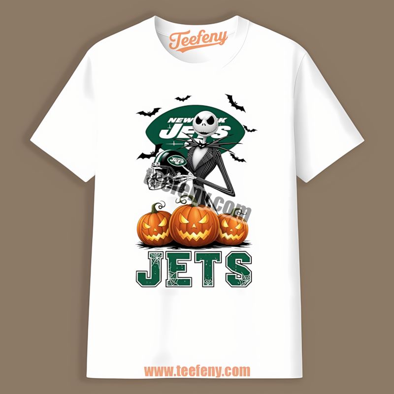Jack Skellington New York Jets Halloween Pumpkin Trendy Shirt