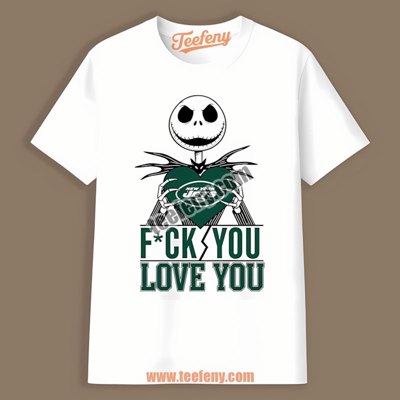 Jack Skellington New York Jets Heart Regular Shirt