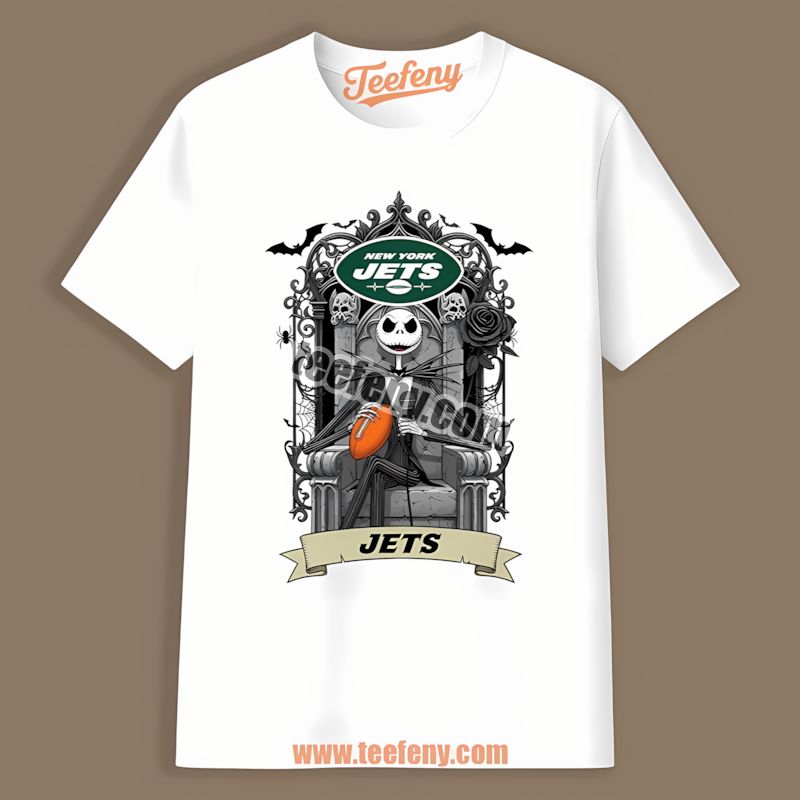 Jack Skellington New York Jets Throne Trendy Shirt