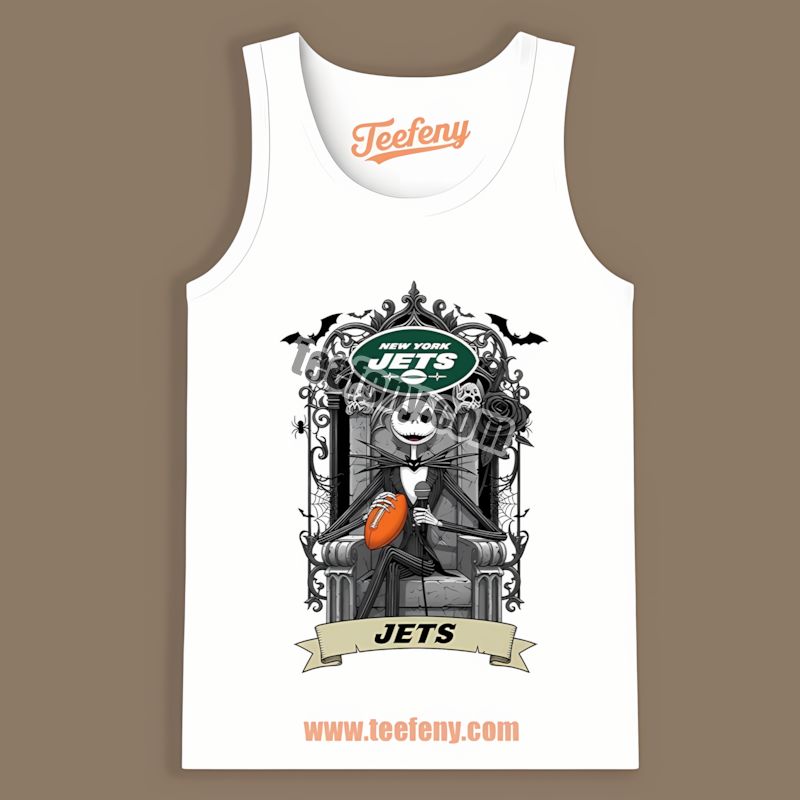 Jack Skellington New York Jets Throne Trendy Tanktop Jack Skellington New York Jets Throne Trendy Tanktop