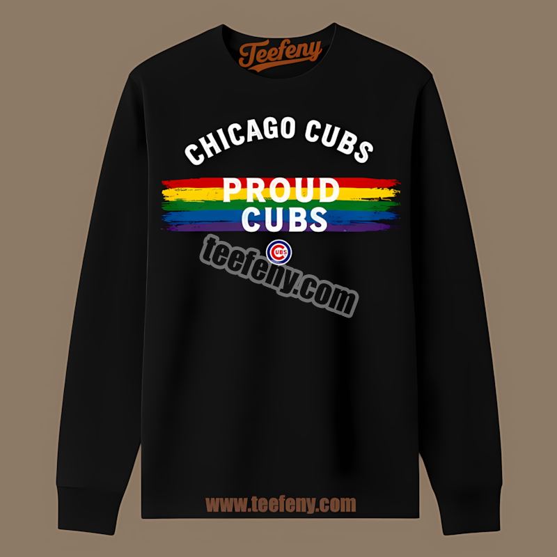 Lgbt Pride Chicago Cubs Retro Long Sleeve Lgbt Pride Chicago Cubs Retro Long Sleeve