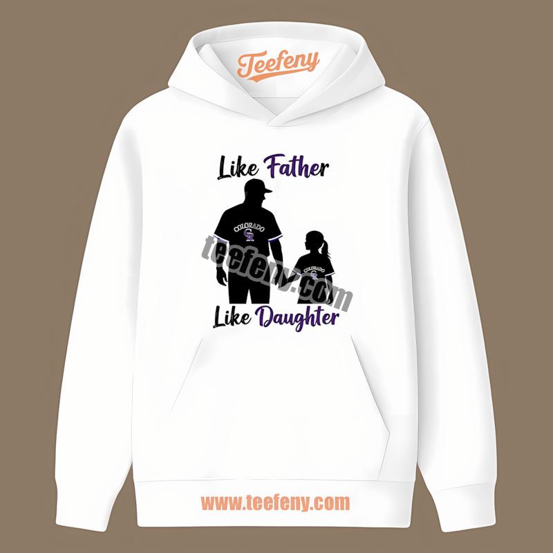Like Father Like Daughter Colorado Rockies Classic Hoodie Like Father Like Daughter Colorado Rockies Classic Hoodie