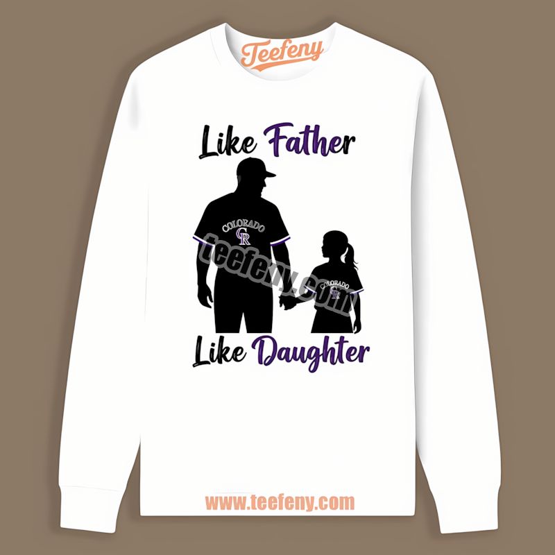 Like Father Like Daughter Colorado Rockies Classic Long Sleeve Like Father Like Daughter Colorado Rockies Classic Long Sleeve