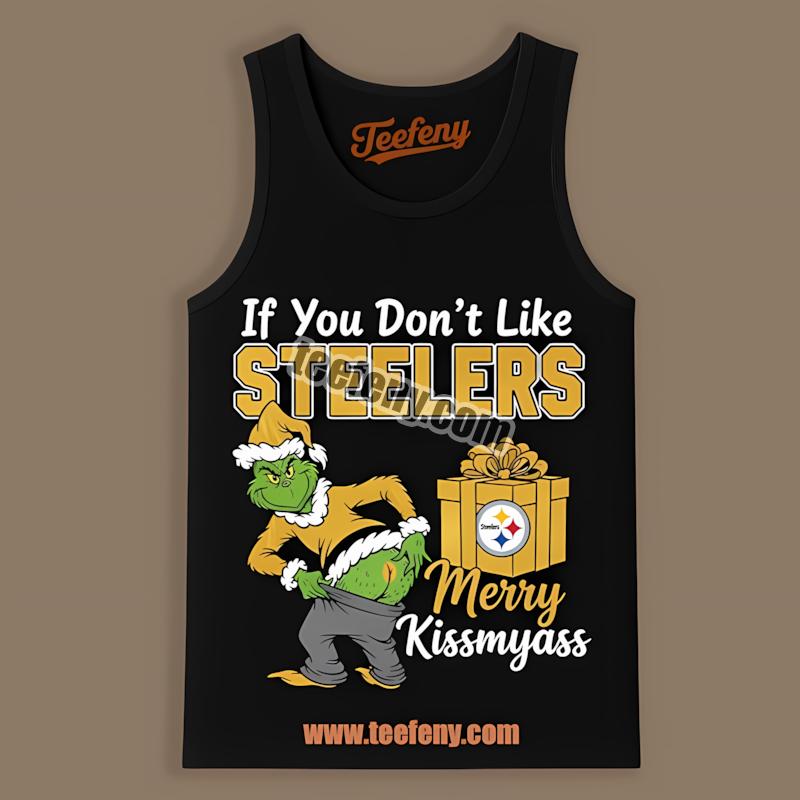 Merry Kissmyass From Grinch To Pittsburgh STanktoplers Fans Shirt Merry Kissmyass From Grinch To Pittsburgh STanktoplers Fans Shirt