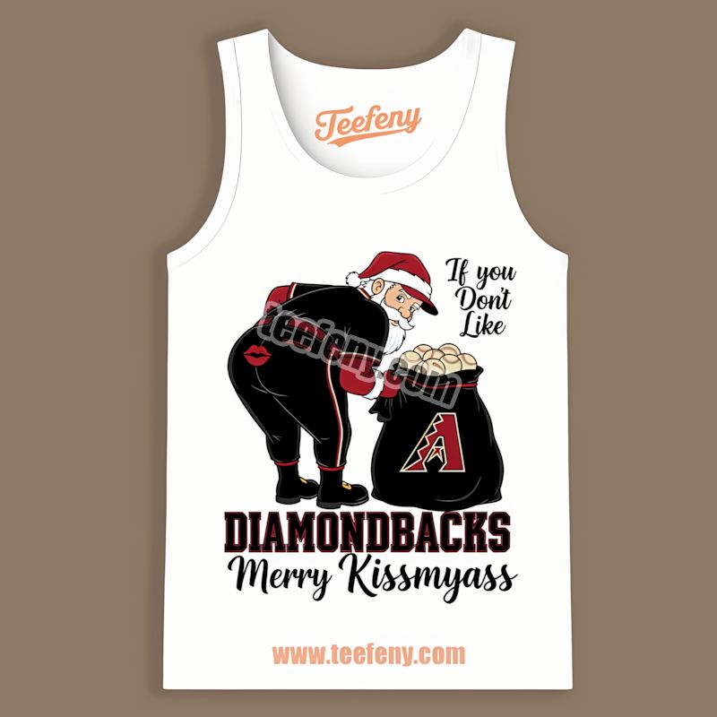 Merry Kissmyass Santa Arizona Diamondbacks Funny Tanktop Merry Kissmyass Santa Arizona Diamondbacks Funny Tanktop