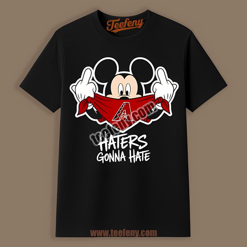 Mickey Haters Gonna Hate Chicago Cubs Graphic Shirt