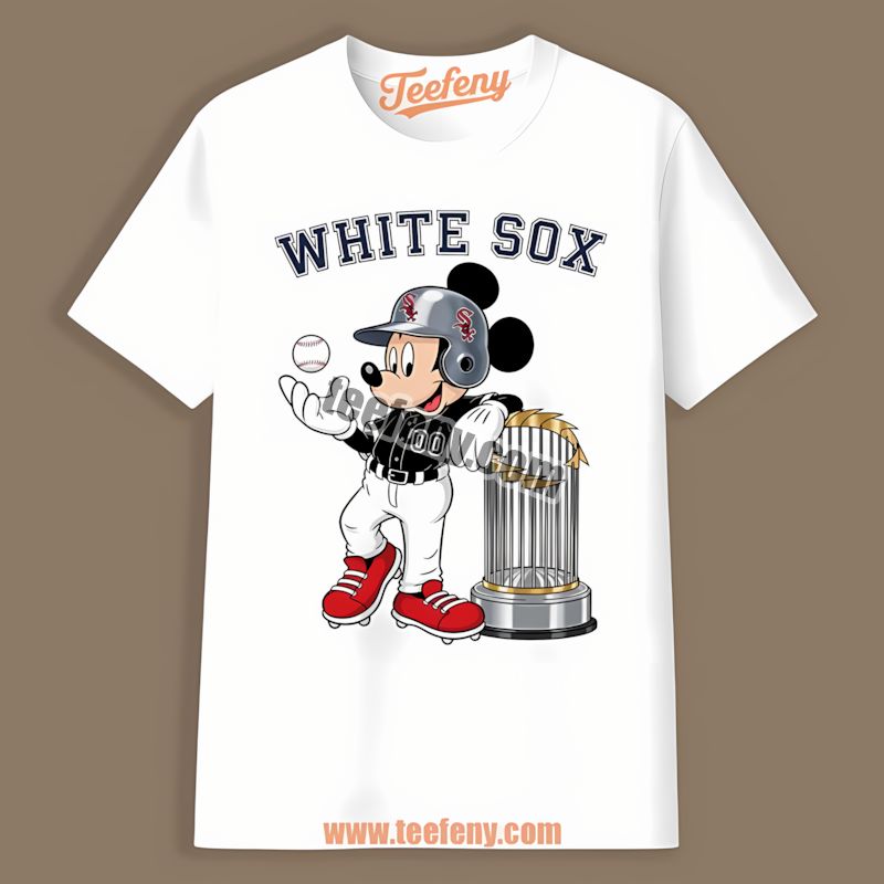 Mickey Mouse Chicago White Sox Baseball Mlb Trophy Trendy Shirt