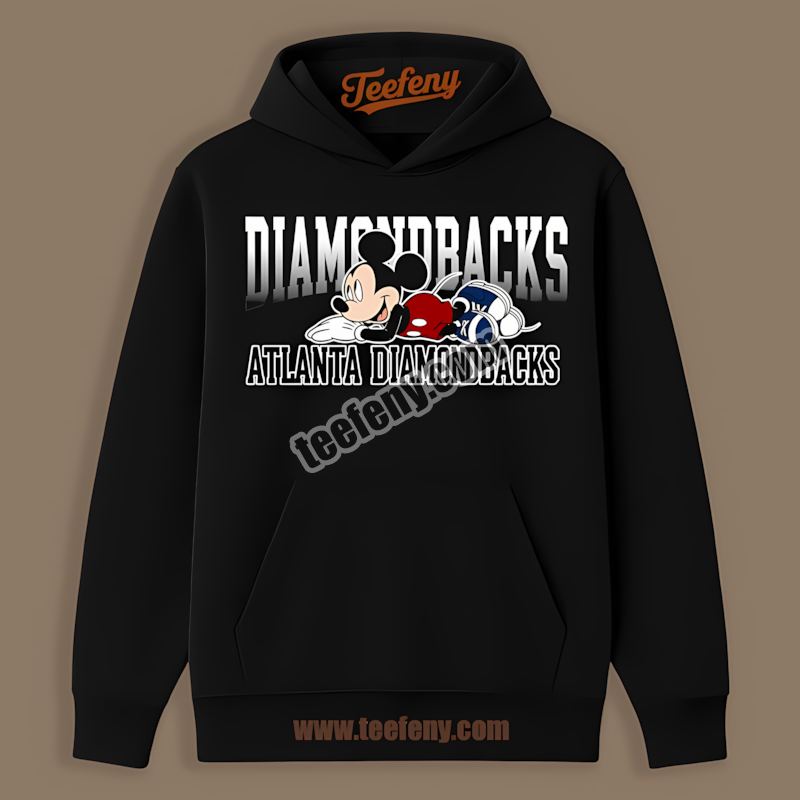 Mickey Mouse Relax Style Arizona Diamondbacks Vintage Hoodie Mickey Mouse Relax Style Arizona Diamondbacks Vintage Hoodie