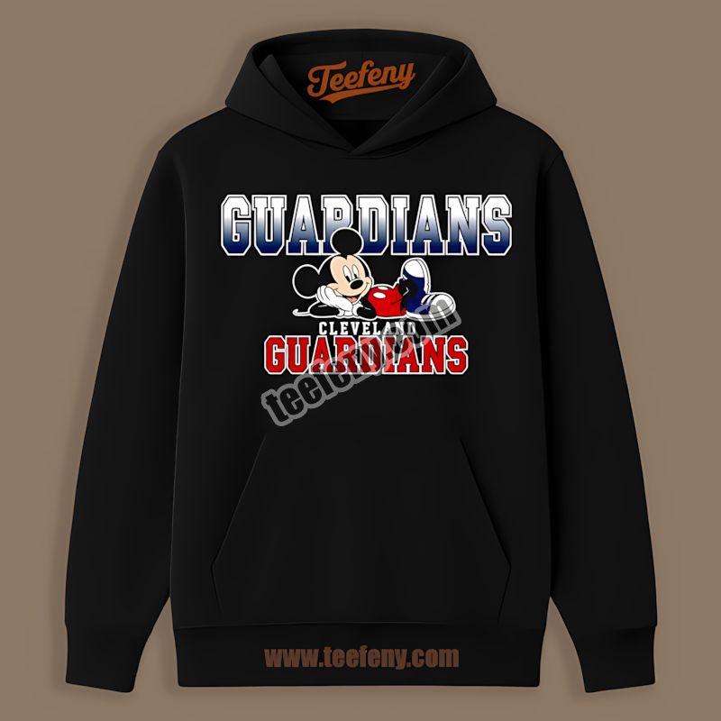 Mickey Mouse Relaxed Style Cleveland Guardians Casual Hoodie Mickey Mouse Relaxed Style Cleveland Guardians Casual Hoodie