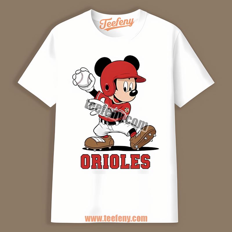 Mickey Quarterback Baseball Baltimore Orioles Festival Shirt